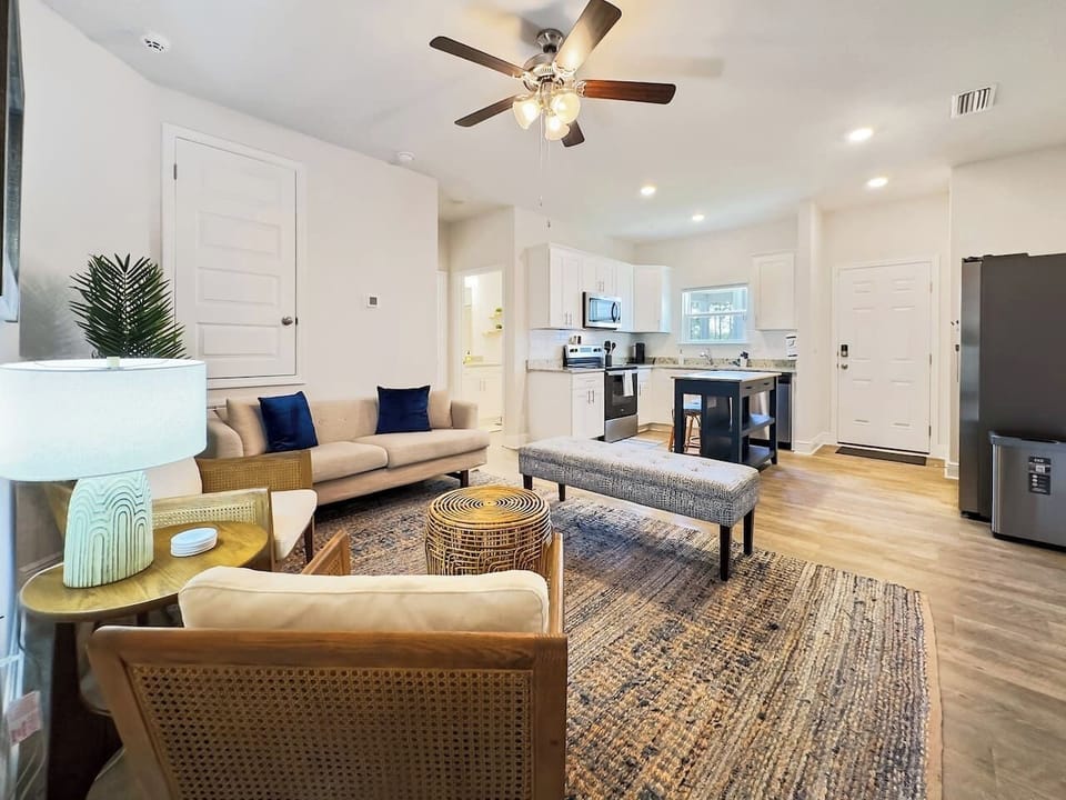MIL suite- Living room 2: open to kitchen