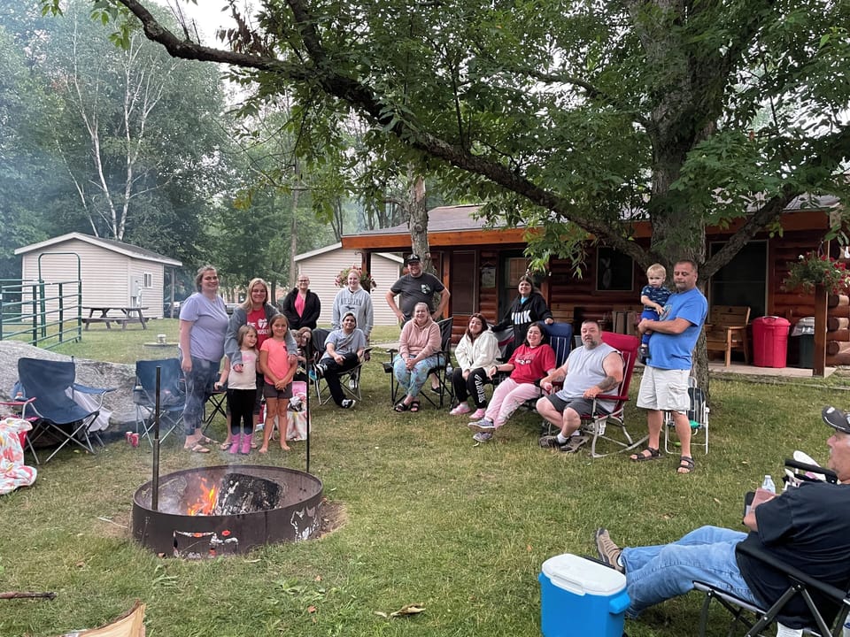 Family Reunions & Large Groups

The Ranch has hosted many different family reunions and large groups.  Everyone can rent their own space and come together to enjoy an evening campfire or a breakfast cookout!  Groups also enjoy the diverse choice of recreation during the day!  Available for rent, we have a few different yard games!  Check them out in the Camp Store.   