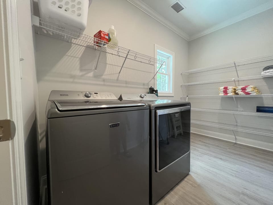 Laundry room located off of kitchen