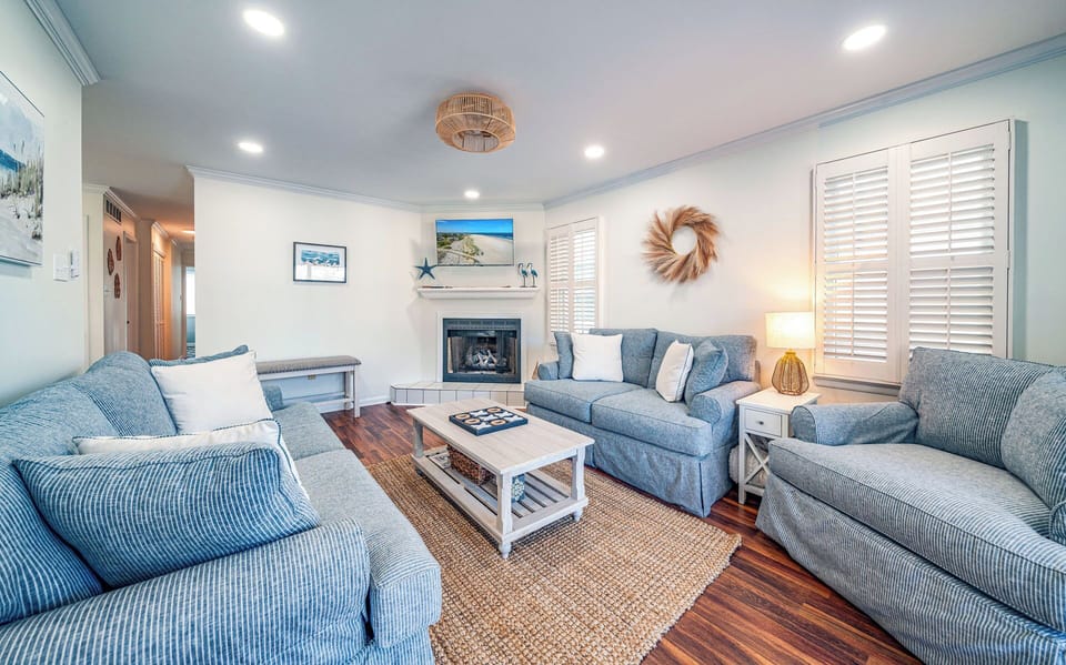 Inviting open-concept living area