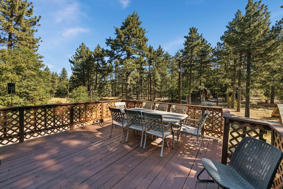 Second floor deck