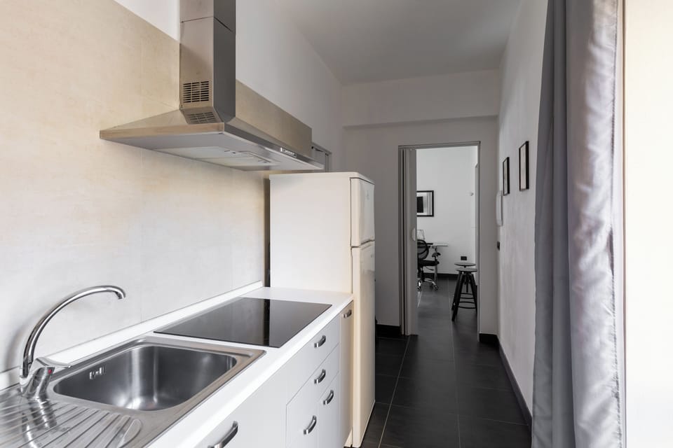 Apartment | Private kitchen | Fridge, oven, stovetop, espresso maker