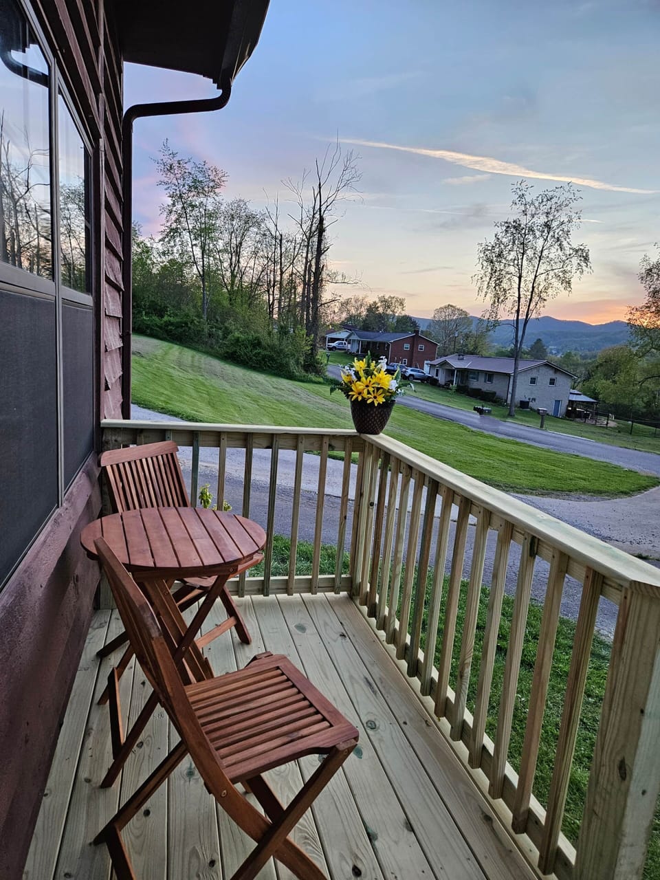 Front deck