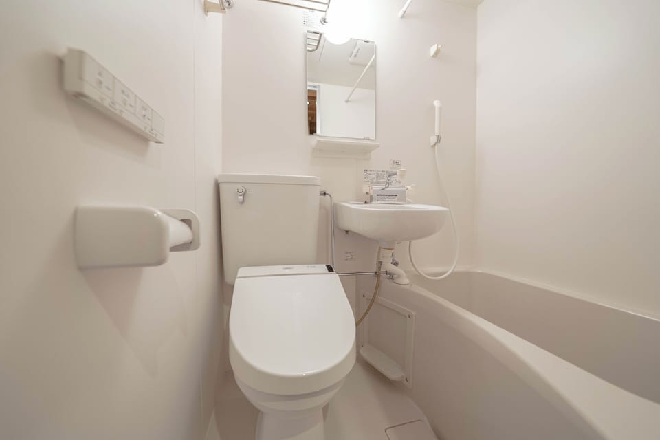 Free toiletries, hair dryer, bidet, towels