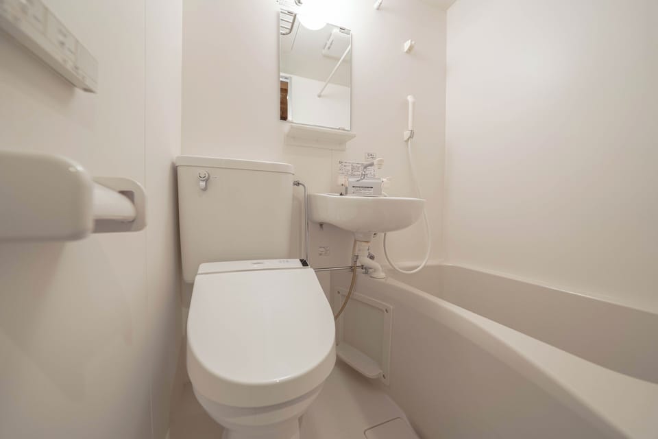 Comfort Twin Room | Bathroom | Free toiletries, hair dryer, bidet, towels