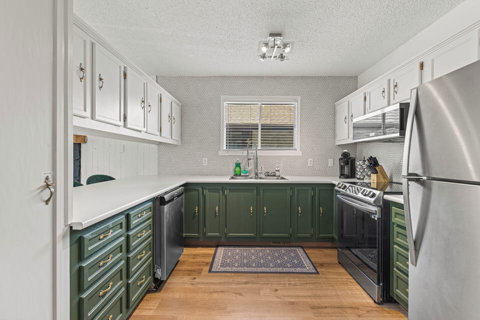 Unleash the chef in you with your fully equipped kitchen!