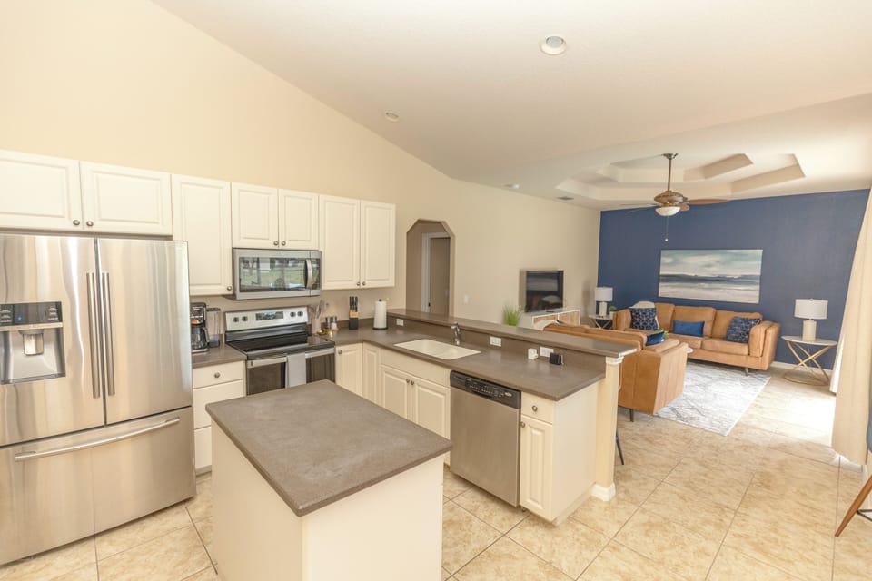 An open floorplan is perfect for allowing all to gather and enjoy time together!