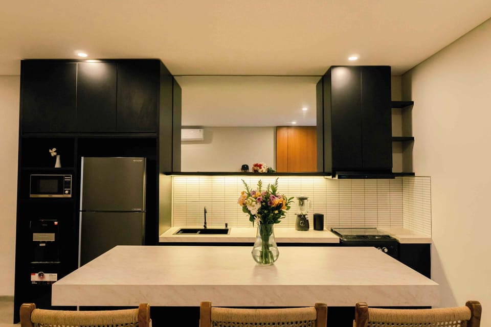Premium Villa, 2 Bedrooms, Non Smoking, Kitchen | Private kitchen | Fridge, stovetop, dishwasher, cookware/dishes/utensils