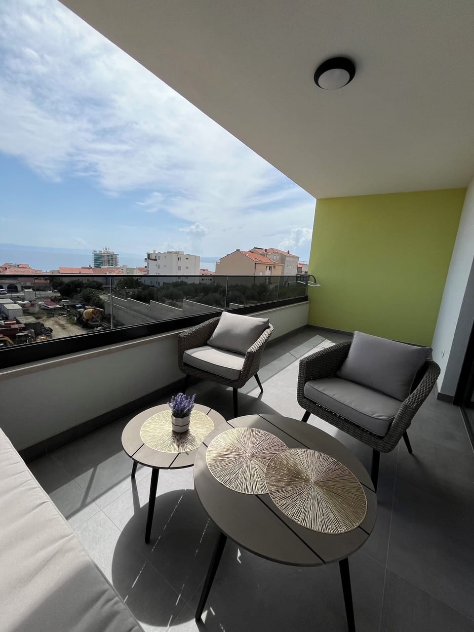 Comfort Apartment, Balcony, Sea View | Terrace/patio