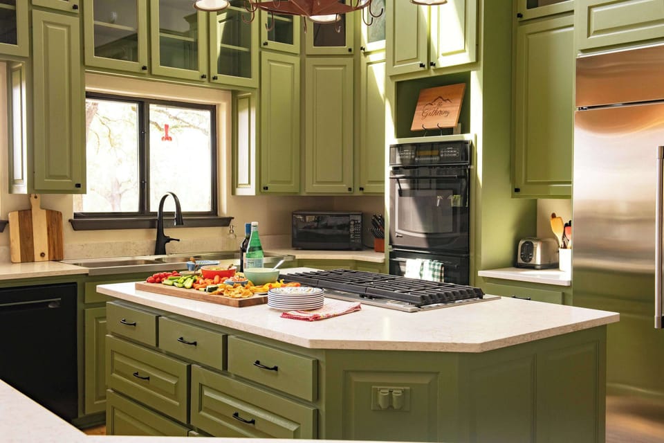 The heart of the home - where coffee, snacks, stories, and meals naturally come together.
