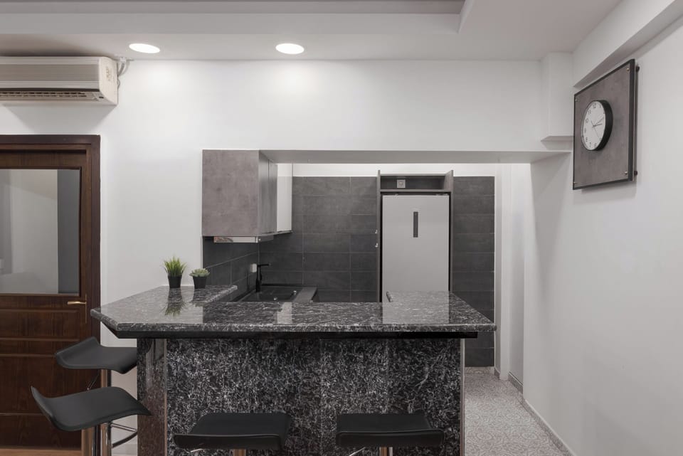 Luxury Apartment | Private kitchen | Fridge, oven, stovetop, dishwasher