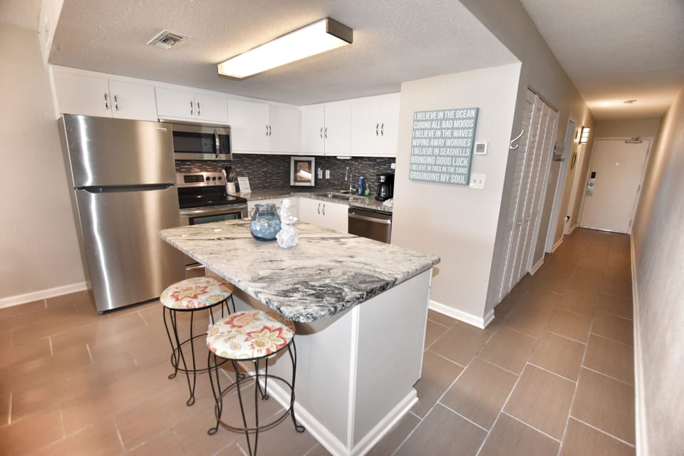 Condo, 1 Bedroom | Private kitchen | Coffee/tea maker, fridge, oven, toaster