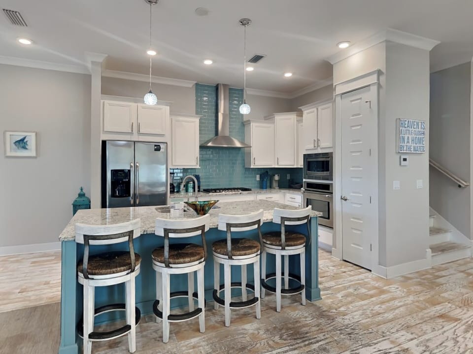Kitchen - Pantry and Island with Bar Seating - First Floor