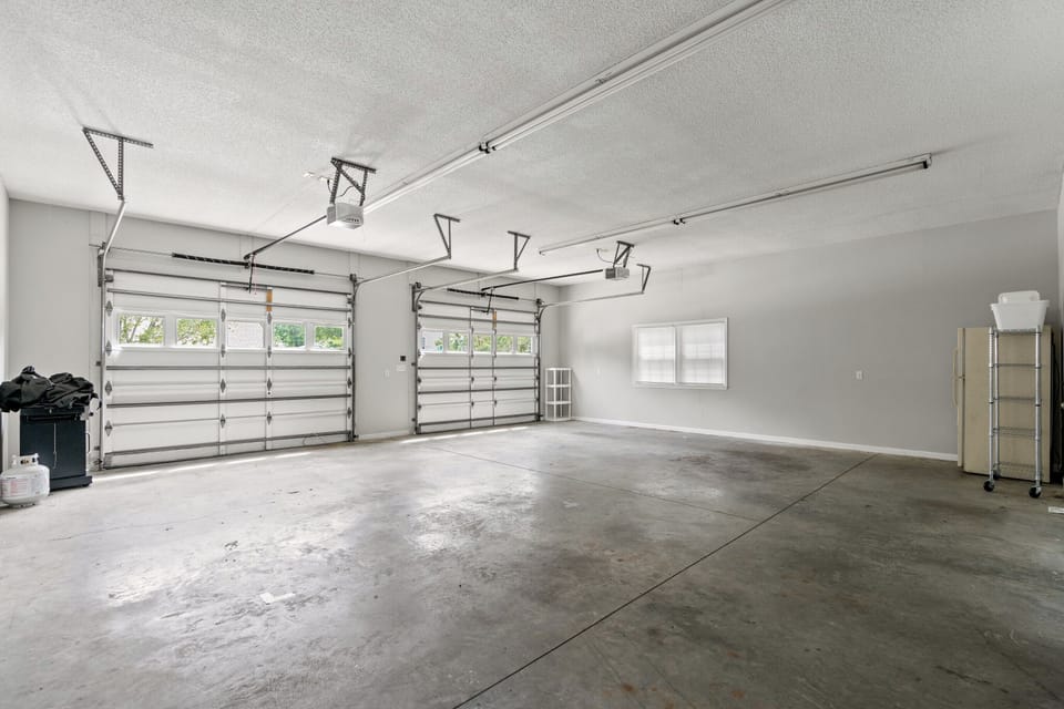You will have access to the 2 car garage.