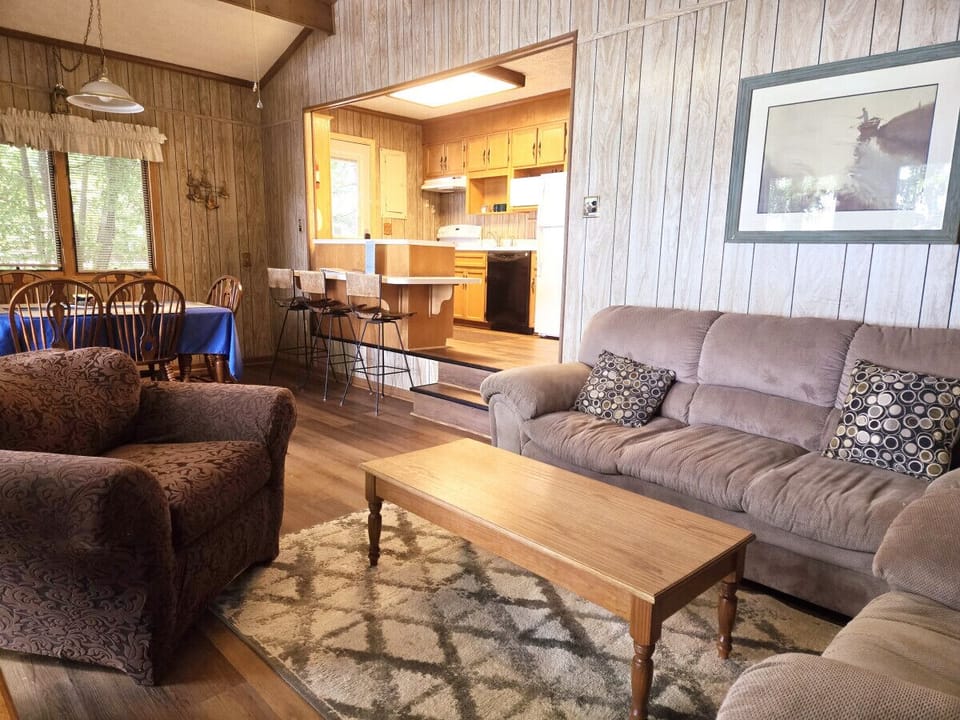 Kick back in the inviting living room