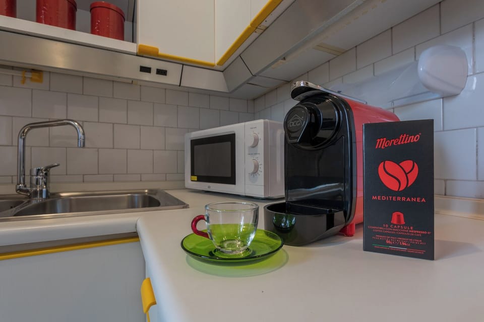 Apartment | Private kitchen | Full-size fridge, microwave, oven, stovetop