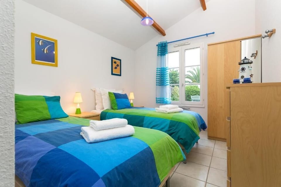 Fall asleep in our cozy bedroom.