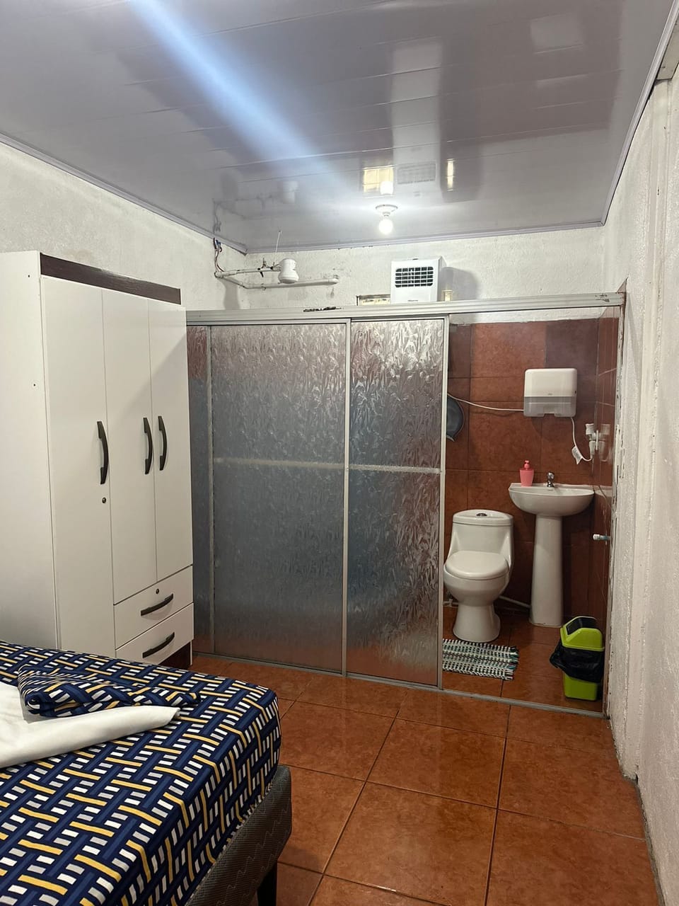Basic Room, Mountain View | Bathroom | Towels, soap, shampoo, toilet paper