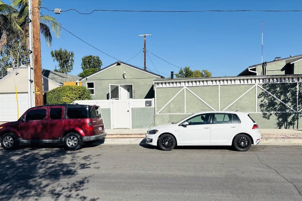 Street View of the ADU Unit. Free street parking outside