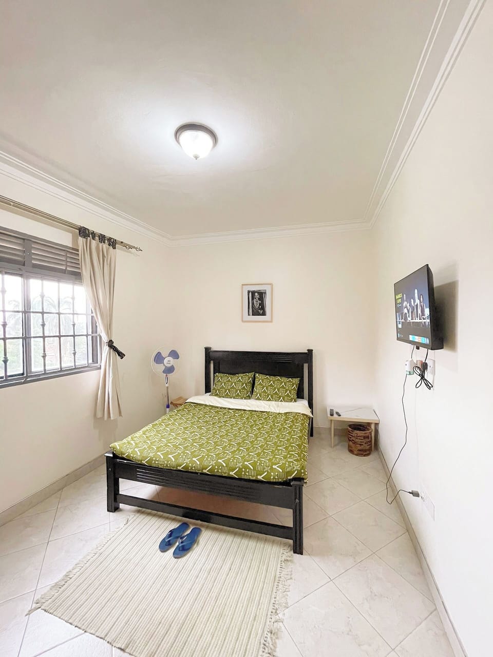 1 bedroom, premium bedding, down comforters, individually decorated