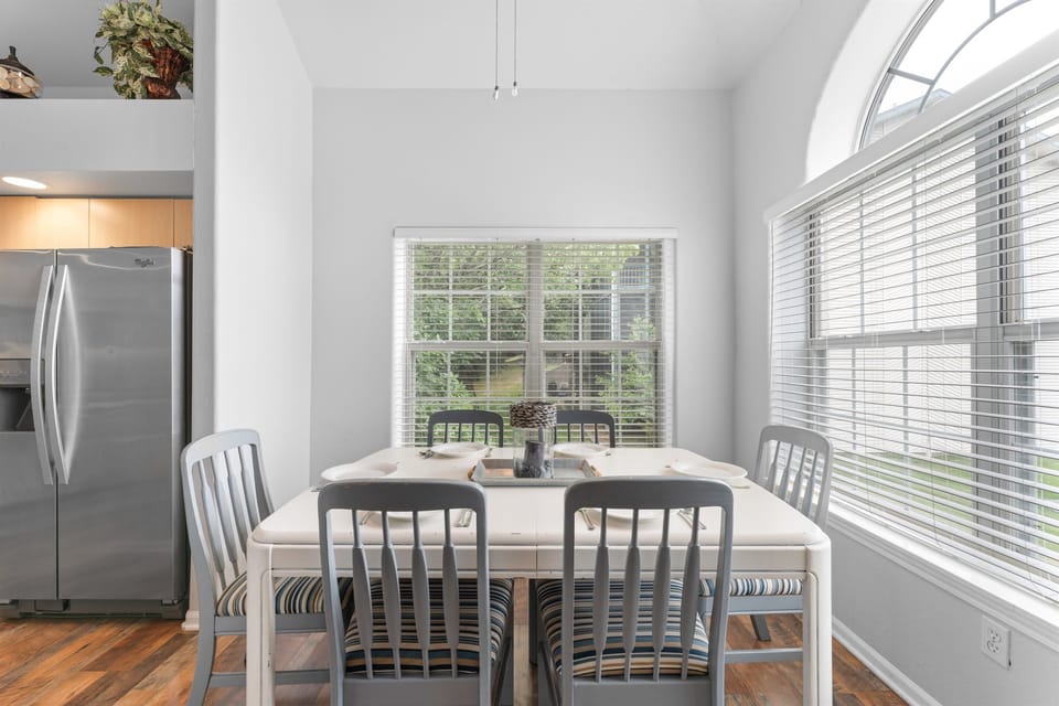 Enjoy your meals in our elegant dining area, designed for comfort and family gatherings.