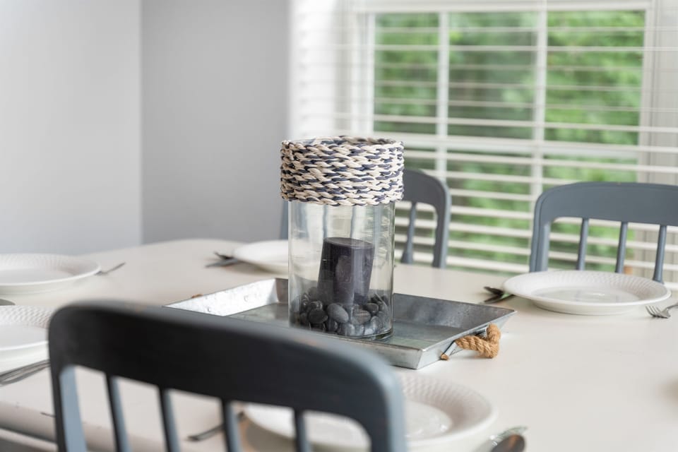 A touch of elegance in the dining area, setting the mood for your meals.