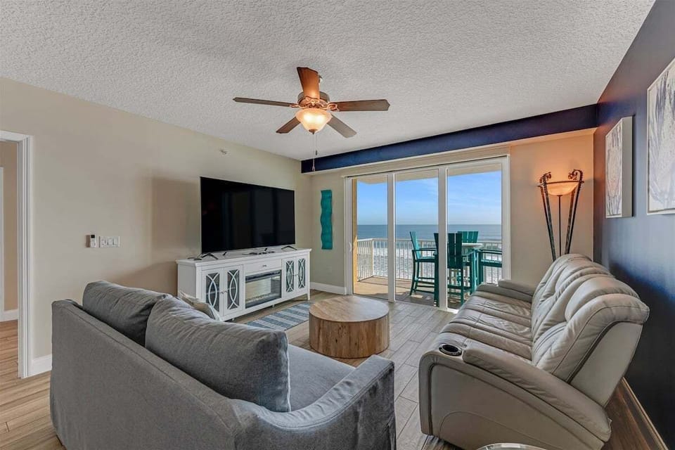 Living room with balcony access