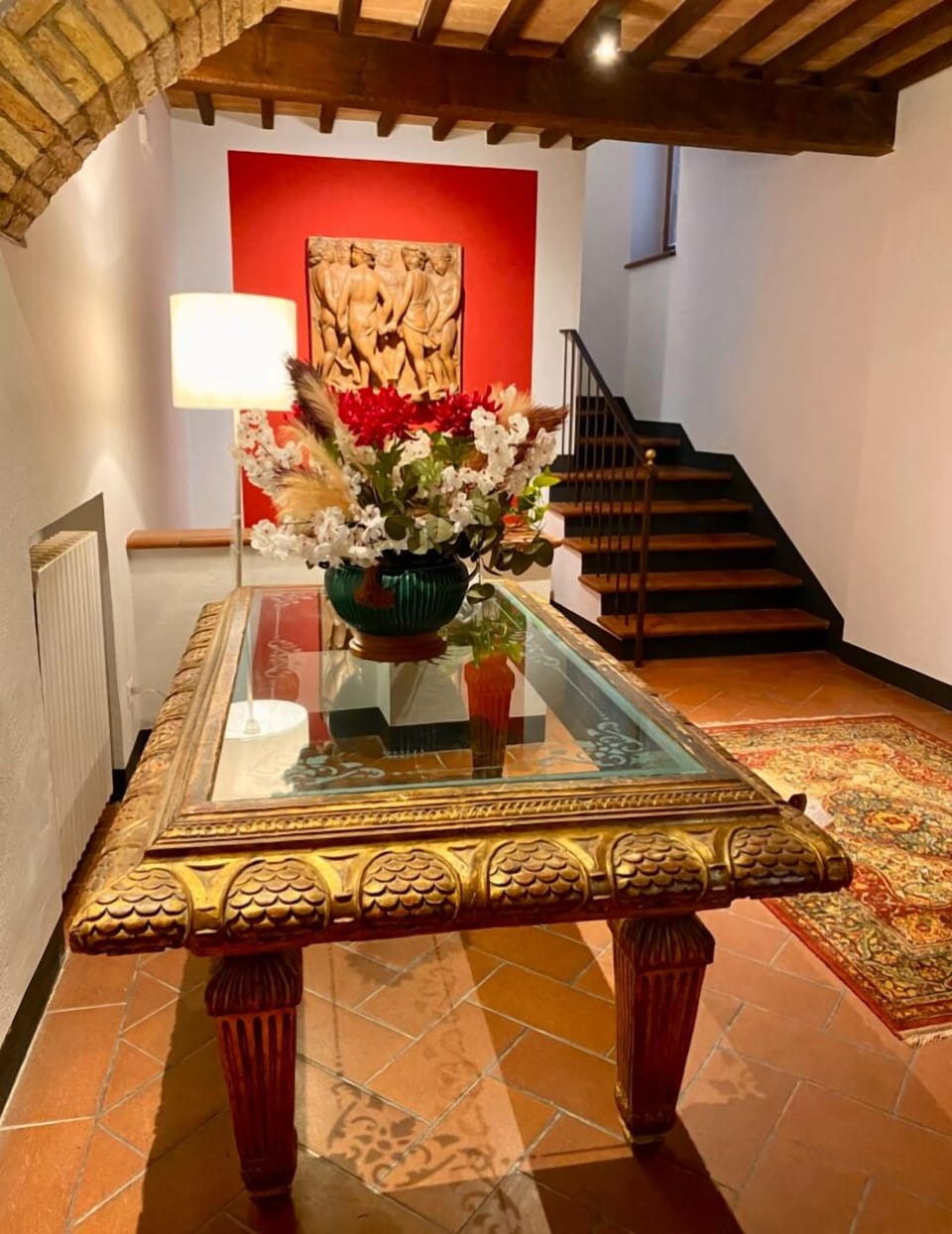 Interior entrance