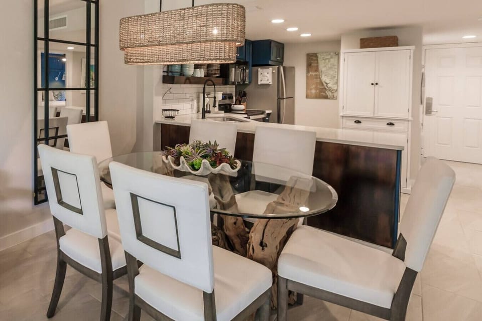 Beautiful dining table.