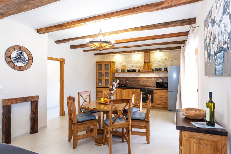Villa | Private kitchen | Fridge, microwave, oven, stovetop