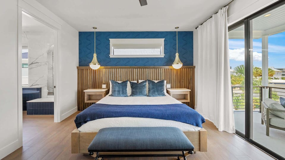 2nd Living Level - Master Bedroom - With Balcony Access