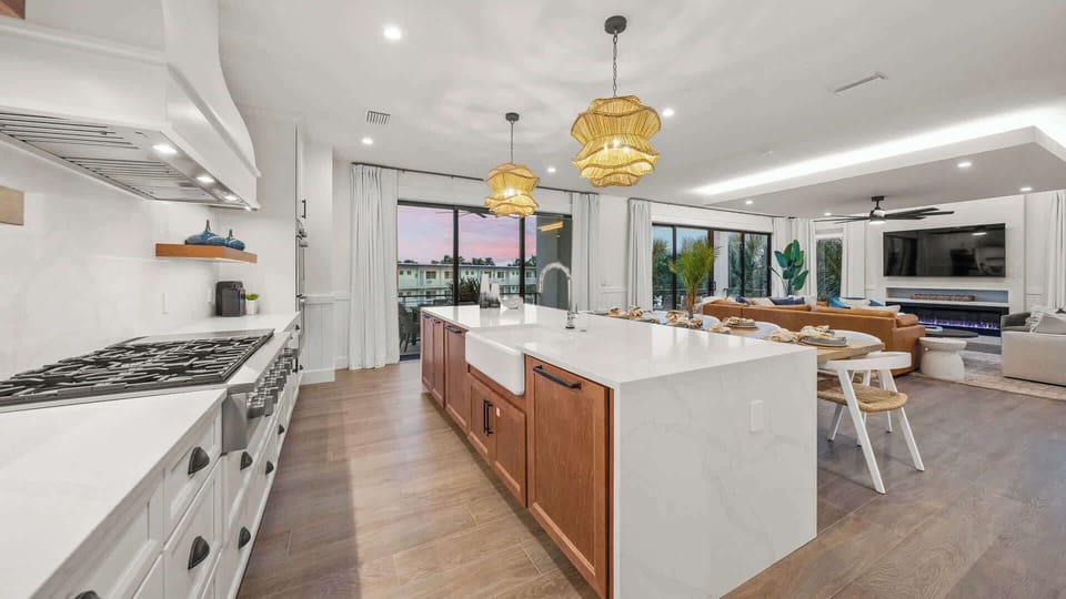 1st Living Level - Great Room - Open Floor Plan - Balcony Access - Gulf Views