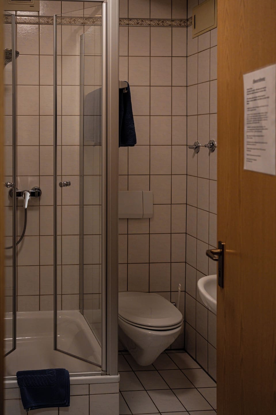 Single Room | Bathroom | Shower, hair dryer, towels