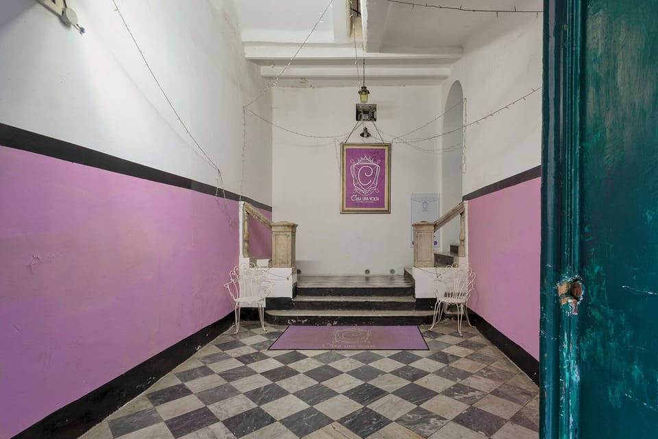 Interior entrance