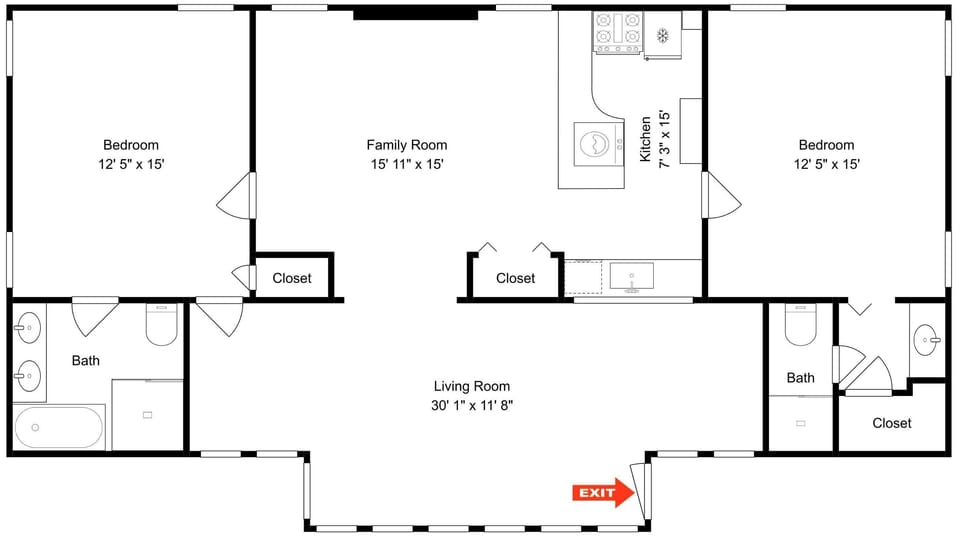 House (2 Bedrooms) | Property amenity