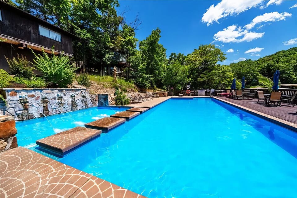 Take a refreshing swim and enjoy the calm atmosphere of this scenic outdoor pool.