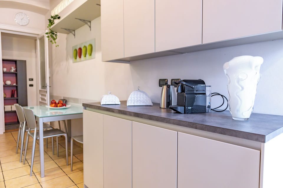 Apartment | Private kitchen | Fridge, microwave, oven, stovetop