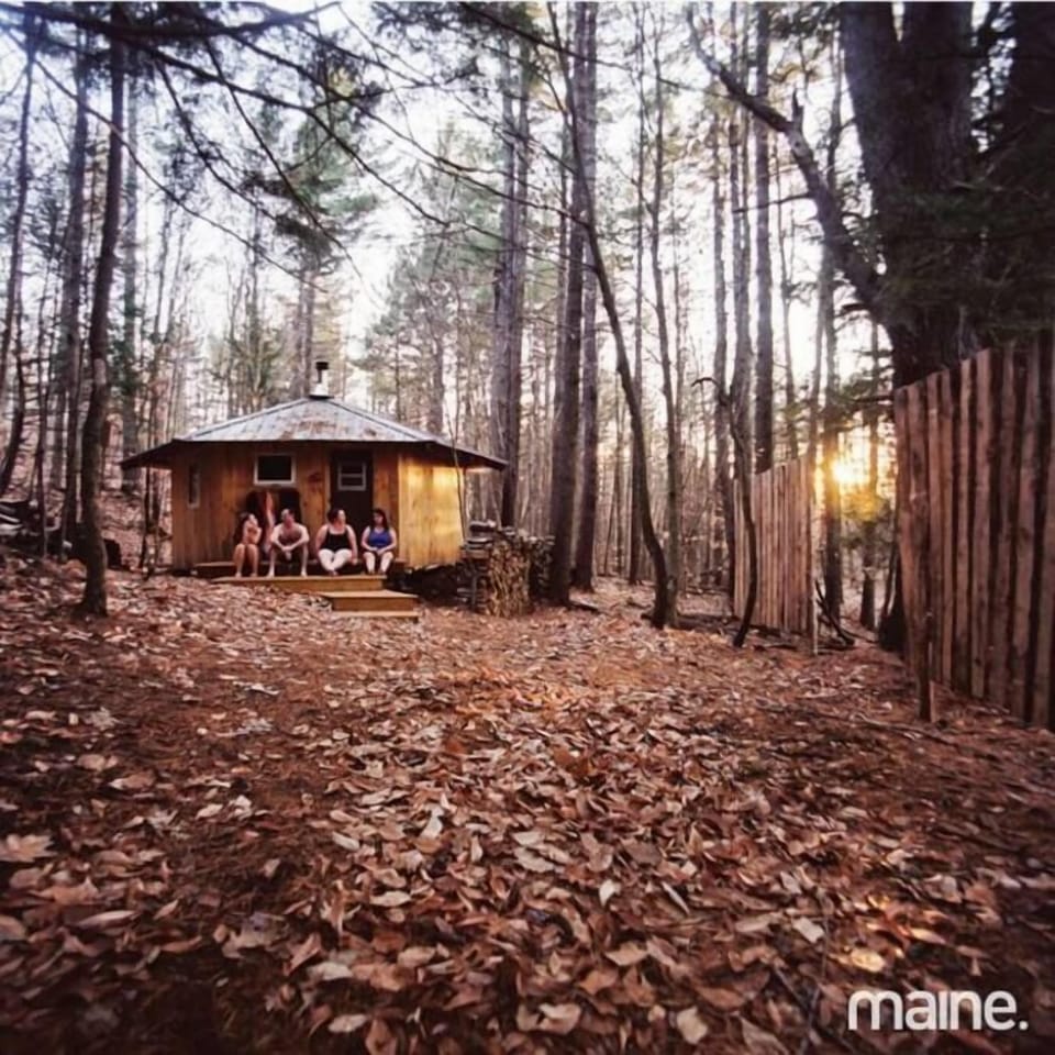 Our sauna in fall.