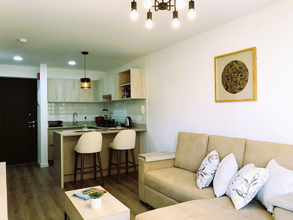 Basic Apartment | Living area | 55-inch Smart TV with digital channels