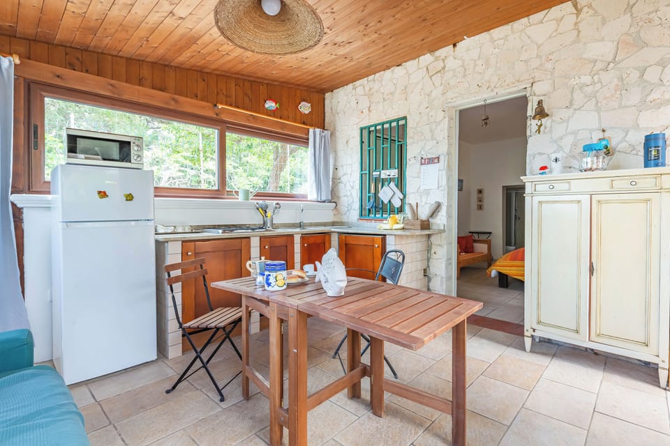 Family House, Multiple Bedrooms, Sea Facing (La Porta Sul Mare - on the sea) | Private kitchen | Fridge, microwave, stovetop, coffee/tea maker