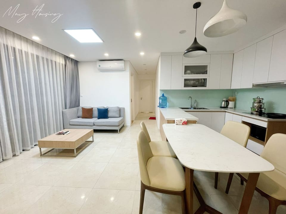 Standard Apartment, Balcony, City View | Living area | 50-inch flat-screen TV with cable channels, fireplace, Netflix