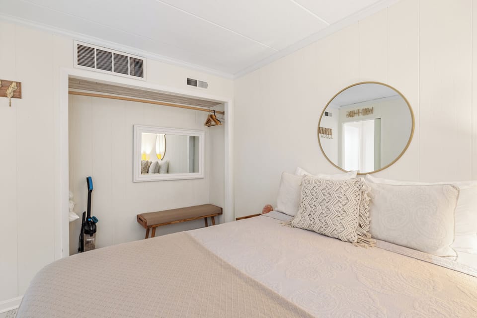 You'll love relaxing in this Fun & Bright Bedroom!