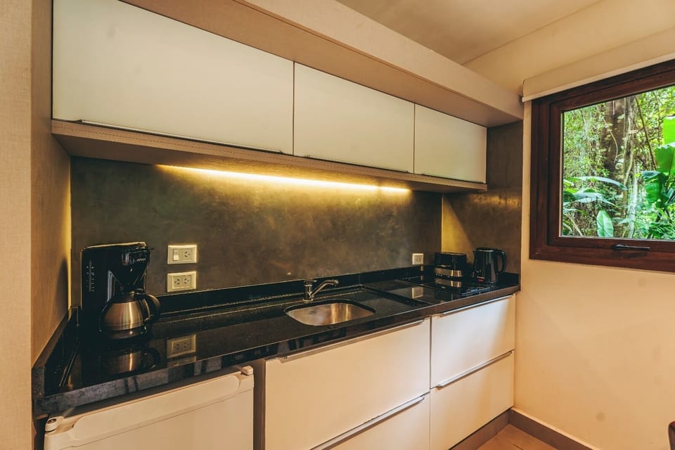 Deluxe Apartment, Park View | Private kitchen