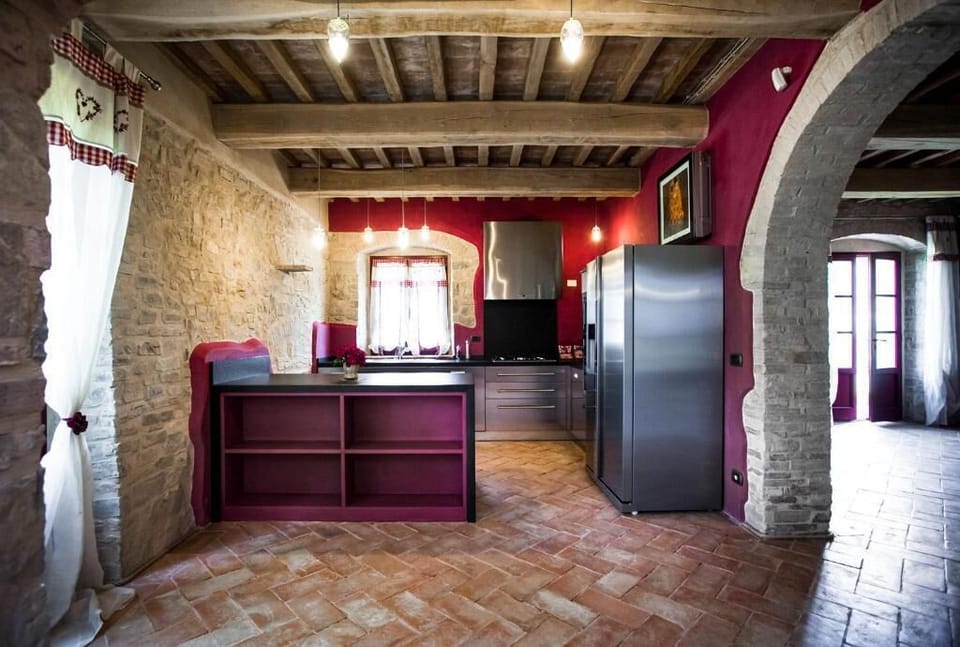 Villa, Patio, Garden View | Private kitchen | Full-size fridge, microwave, oven, dishwasher