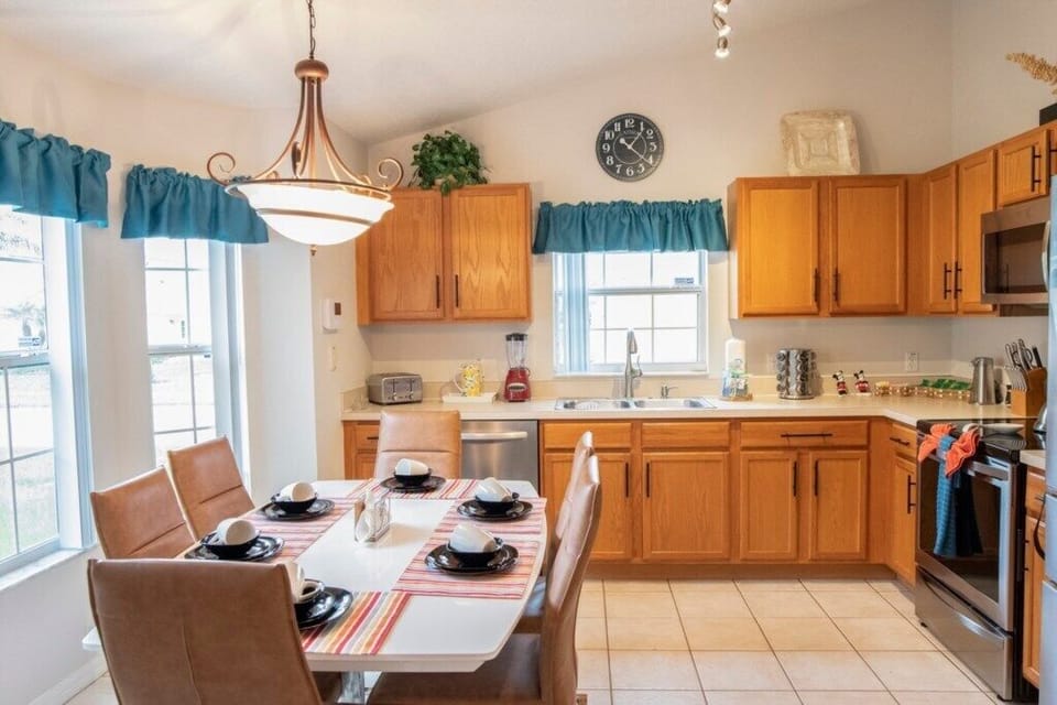 Family-friendly dining space, perfect for enjoying home-cooked meals.