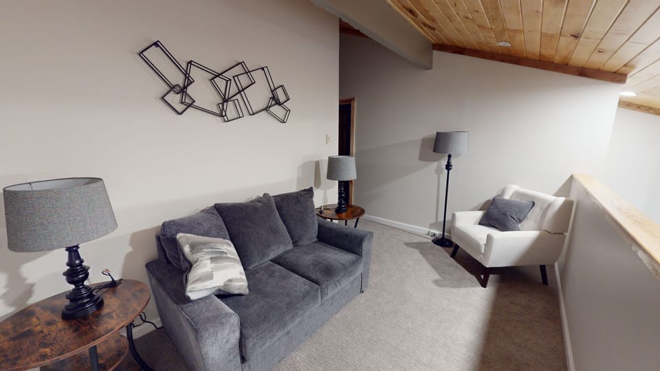 Furniture, Indoors, Living Room, Lamp, Couch