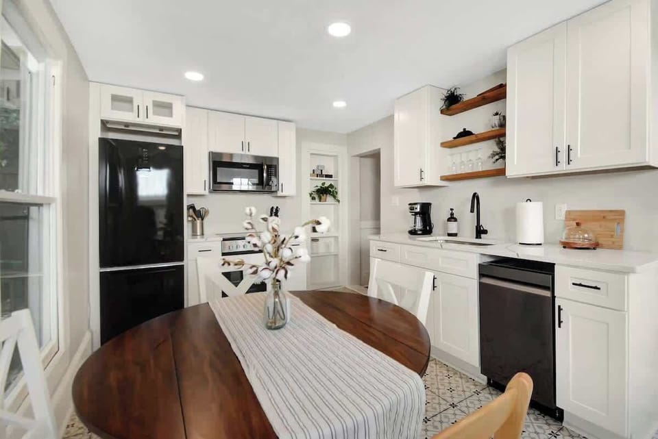 Fully renovated kitchen.