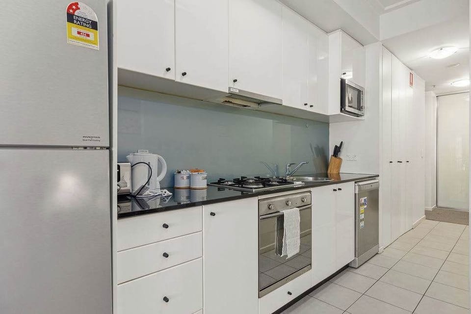 The kitchen.