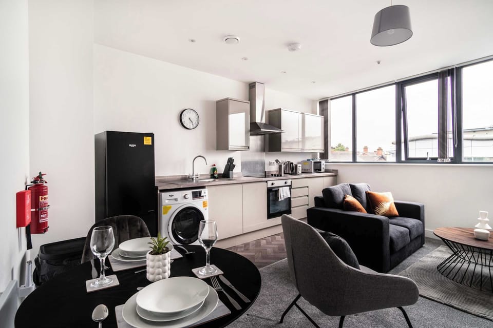 Living Space with Kitchen