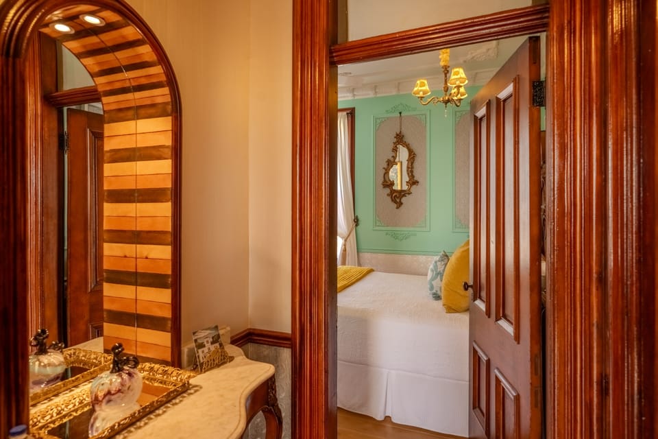 View into bedroom from Maid's Quarters Niche Foyer